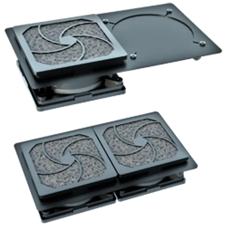Thermal management fan panel