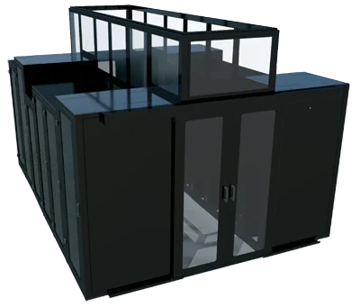 Cabinet to ceiling containment panels