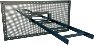 BTS securing around existing raceways, detail 3