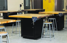 R.F. Mote work bench, detail view 1