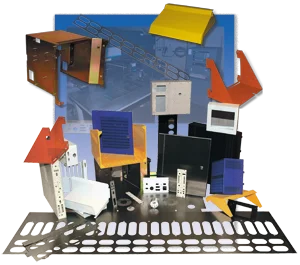 Custom metal fabrication collage