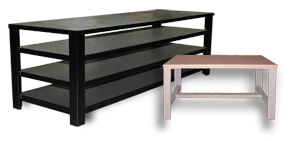 Open-type work/assembly bench